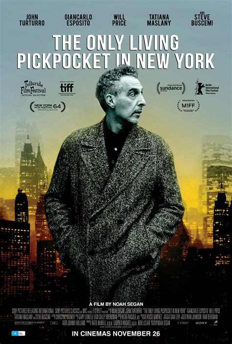 The Only Living Pickpocket in New York poster